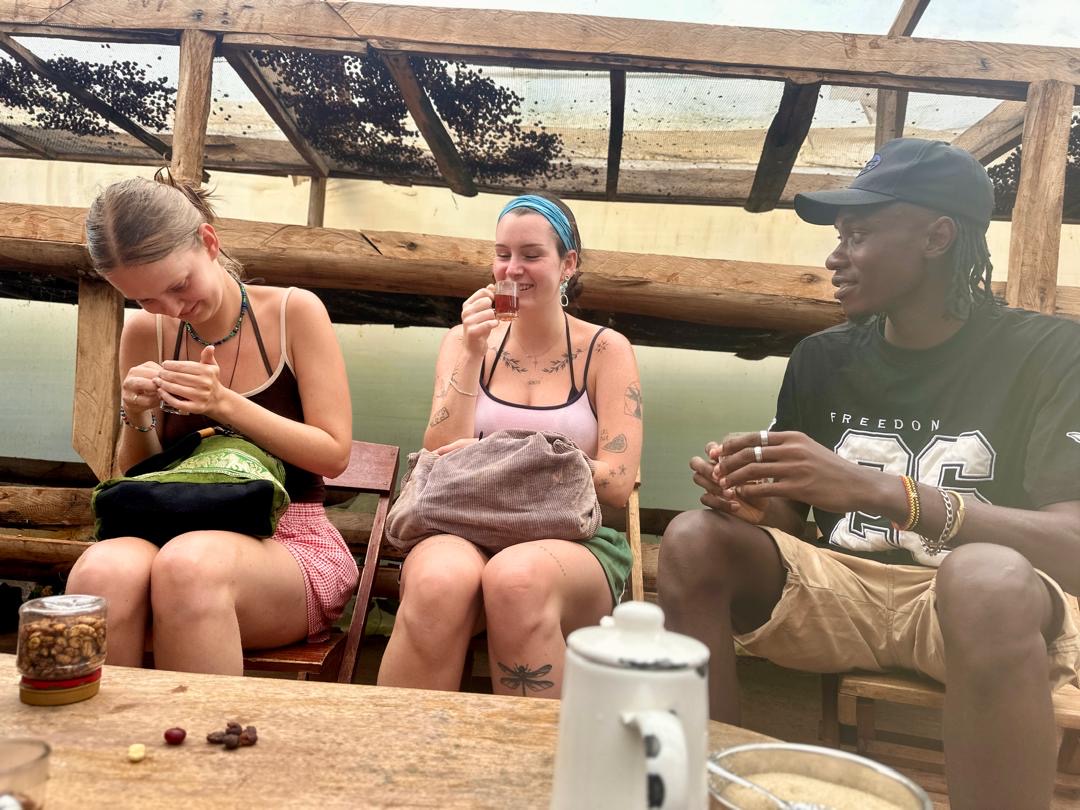 Guests enjoying local coffee experience